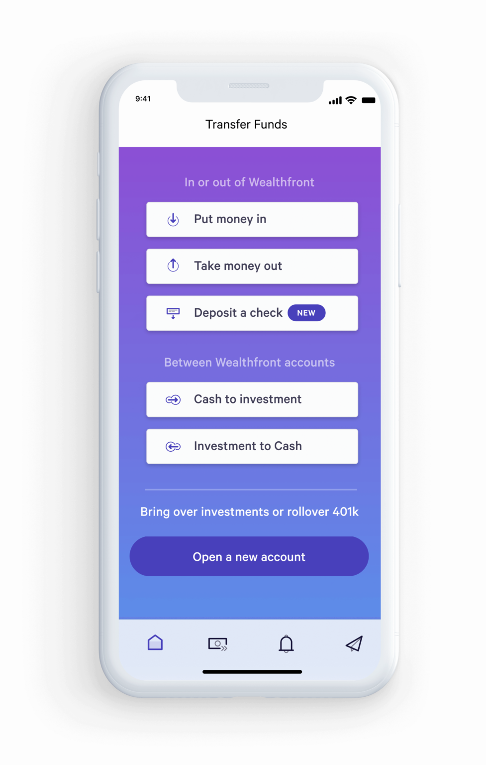 You Can Now Deposit a Check with the Wealthfront App